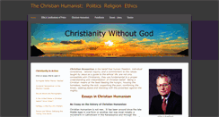 Desktop Screenshot of christianhumanist.net